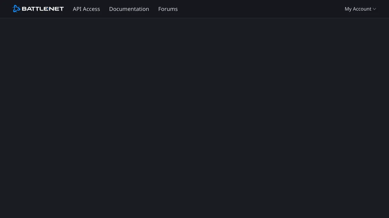 Screenshot of Battle.net website