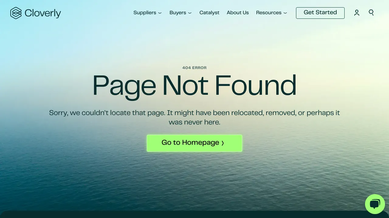 Screenshot of Cloverly website