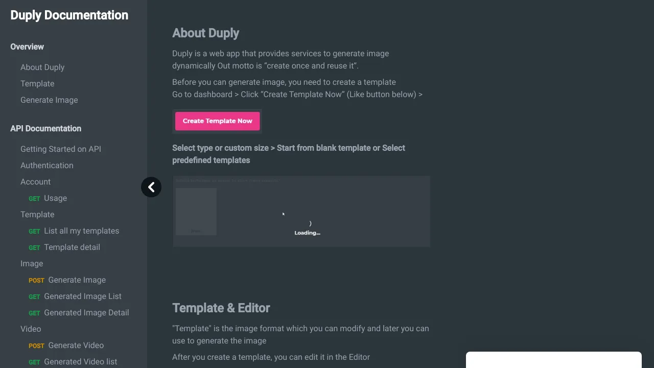 Screenshot of Duply website