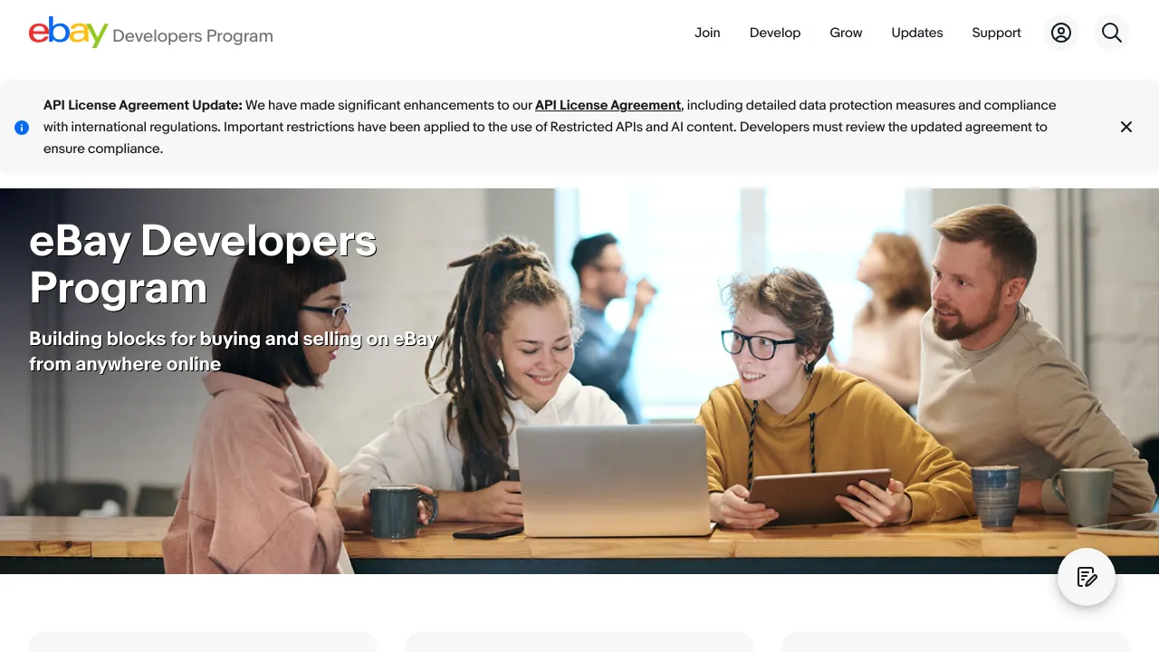 Screenshot of eBay website