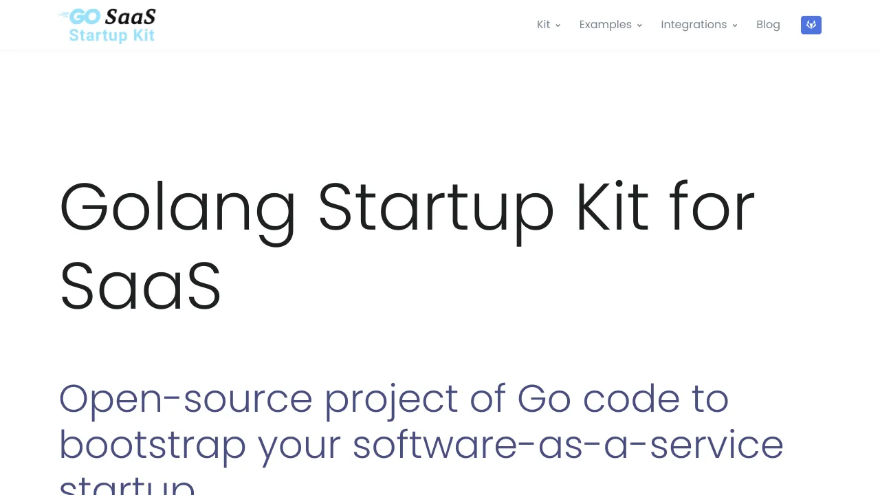Screenshot of GoSaaS website