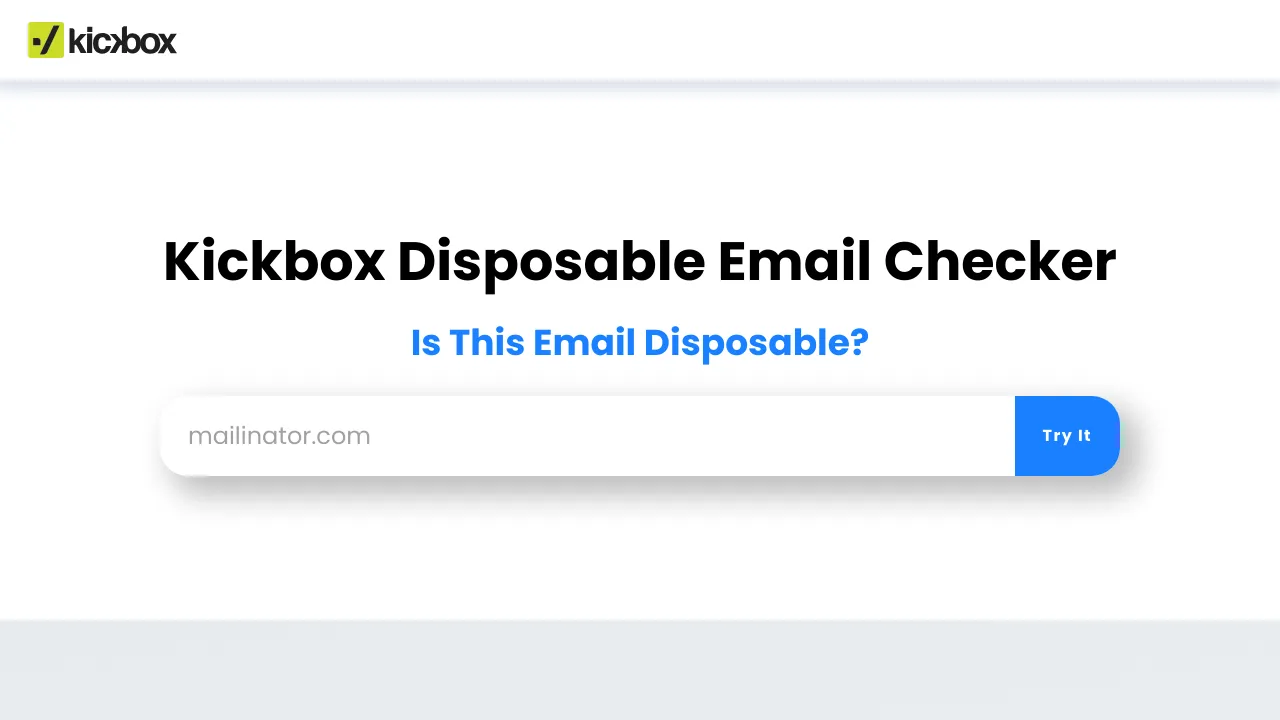 Screenshot of Kickbox website