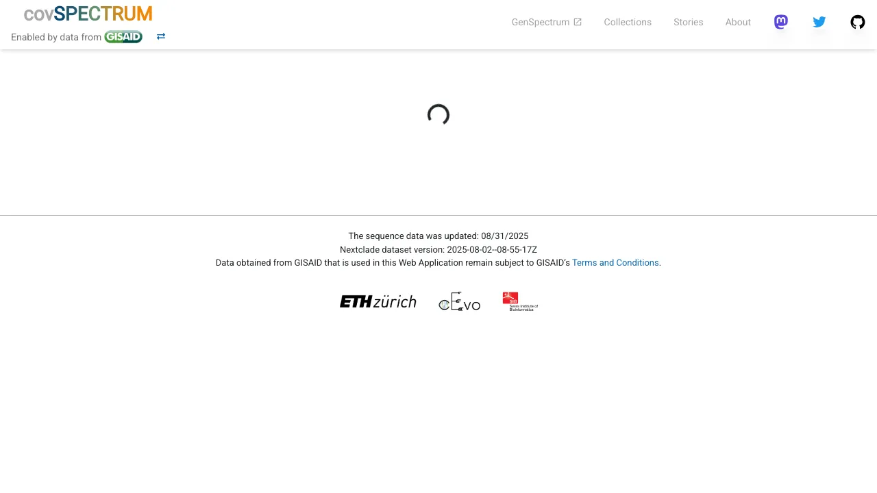 Screenshot of LAPIS website