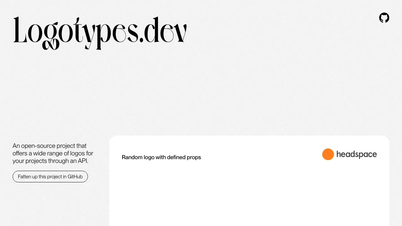 Screenshot of Logotypes website
