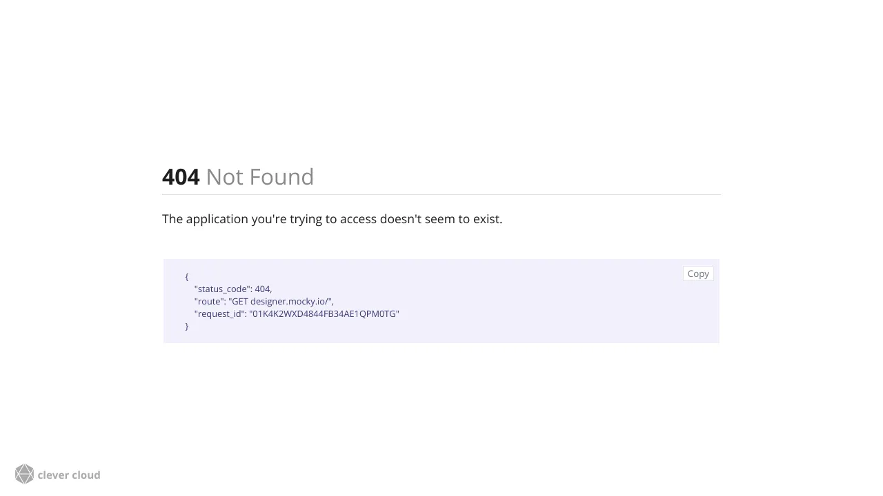 Screenshot of Mocky website