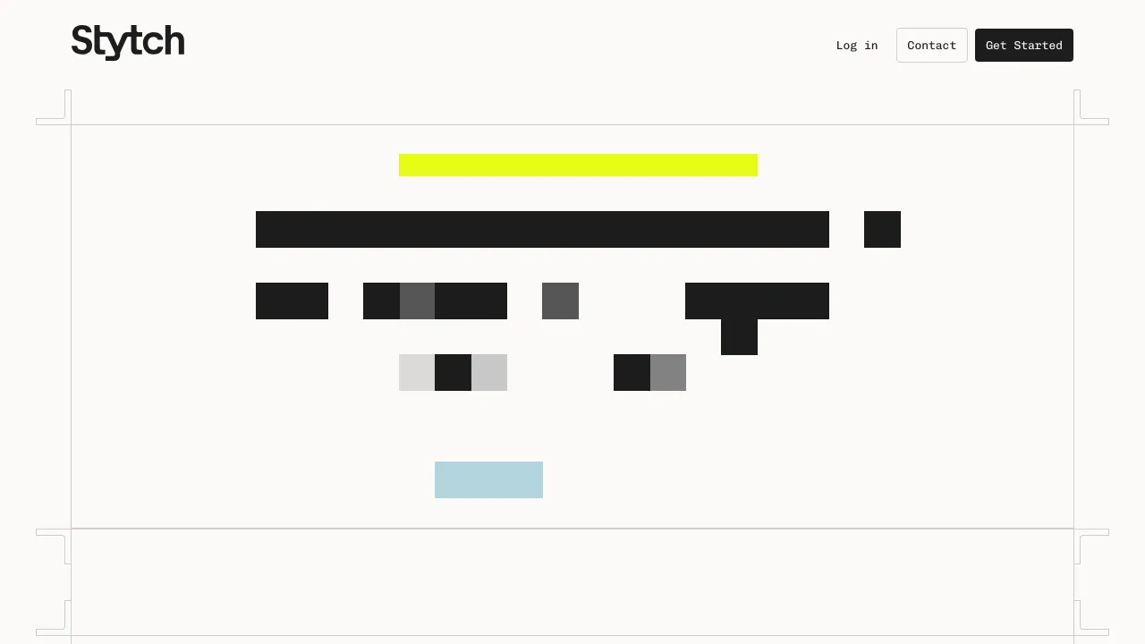 Screenshot of Stytch website