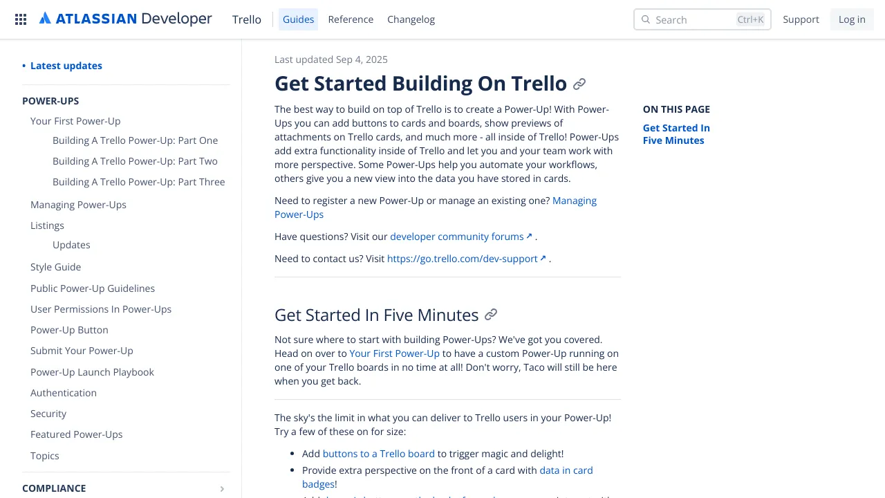 Screenshot of Trello website