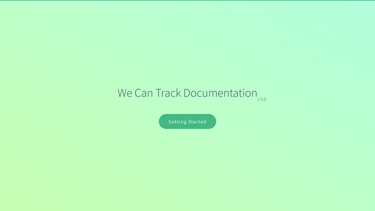 Screenshot of WeCanTrack website