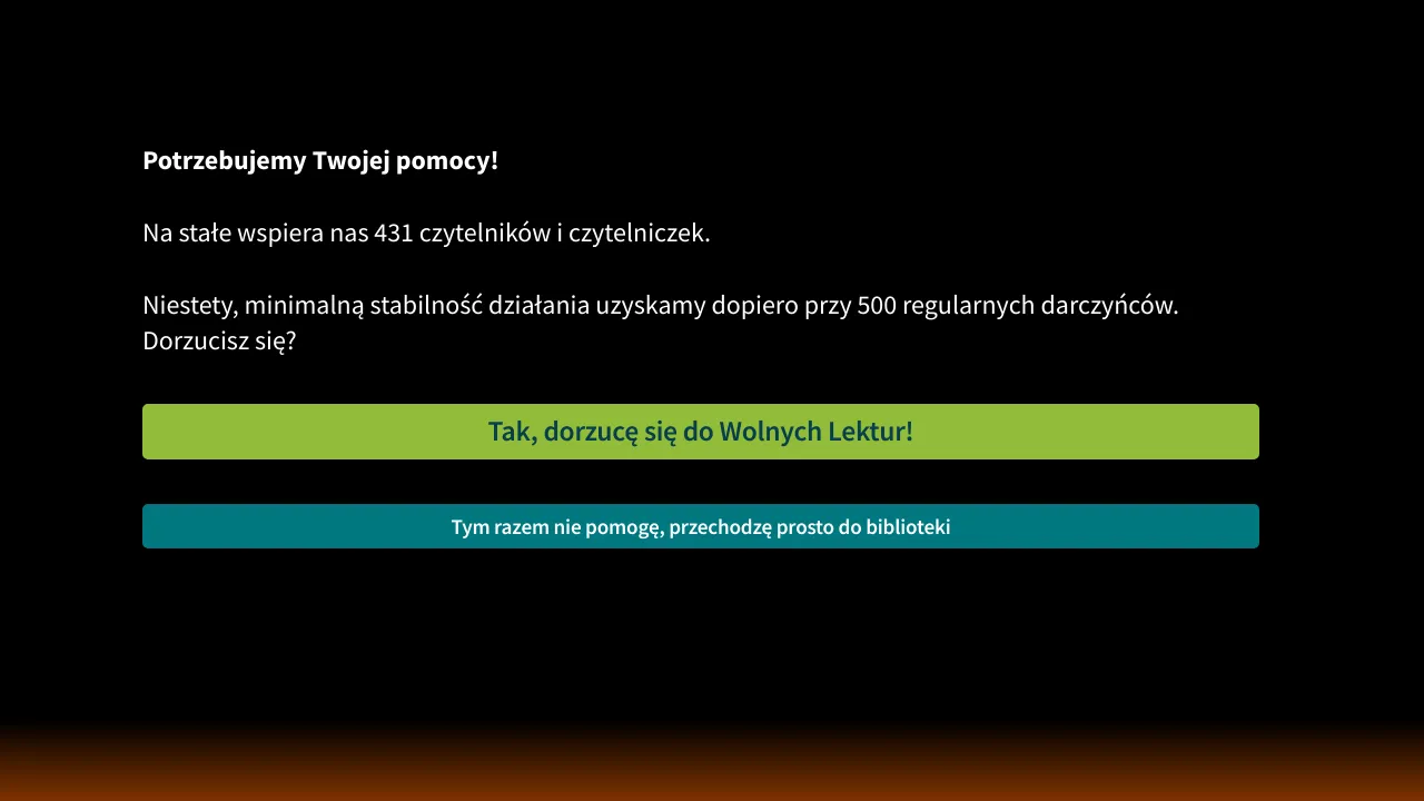 Screenshot of Wolne Lektury website